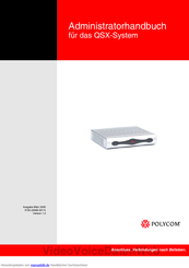 Polycom QSX-System Administratorhandbuch