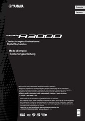 Yamaha PSR-A3000 Bedienungsanleitung