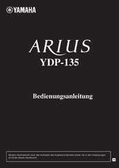 Yamaha ARIUS YDP-135 Bedienungsanleitung
