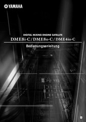 Yamaha DME4io-C Bedienungsanleitung
