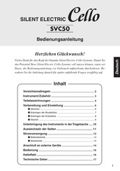 Cello Silent Electric SVC50 Bedienungsanleitung