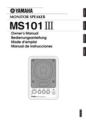 Yamaha MS101 III Bedienungsanleitung