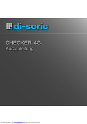 Di-soric Checker 4G Kurzanleitung