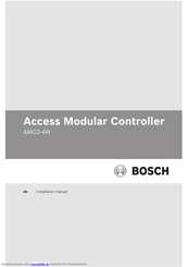 Bosch AMC2-4W Installation