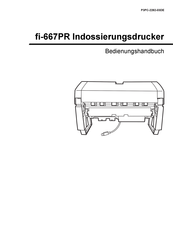 Fujitsu fi-667PR Handbuch