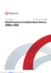 Polycom RealPresence Collaboration Server Handbuch
