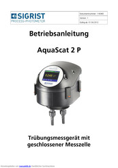 Sigrist AquaScat 2 P Betriebsanleitung