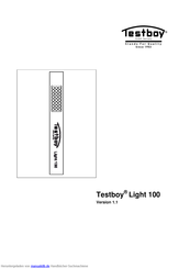 Testboy Light 100 Bedienungsanleitung