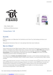 FIBARO FGBS-001 Installationsanleitung