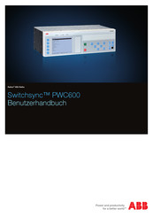 ABB Switchsync PWC600 Benutzerhandbuch