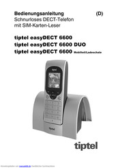 TIPTEL easyDECT 6600 DUO Bedienungsanleitung