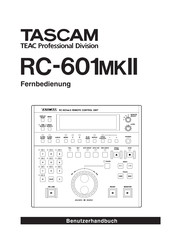 Tascam RC-601mkII Benutzerhandbuch