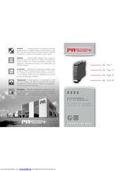 PR electronics 5223 Handbuch