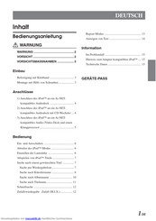 Alpine OM KCA-420i Bedienungsanleitung