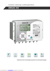 Kamstrup UNIGAS 300 Installationshandbuch