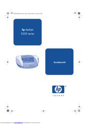 HP Deskjet 5550 Series Handbuch