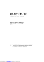 Gigabyte GA-M51GM-S2G Benutzerhandbuch