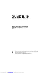 Gigabyte GA-M57SLI-S4 Benutzerhandbuch