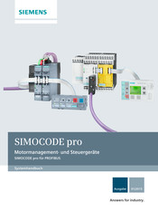 Siemens SIRIUS SIMOCODE pro System Administration Handbuch