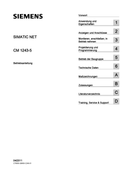 Siemens SIMATIC CM 1243-5 Betriebsanleitung