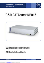 G&D CATCenter NEO16 Installationsanleitung