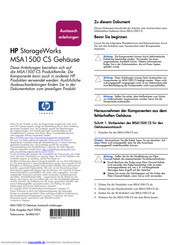 HP MSA1500 cs Anleitung