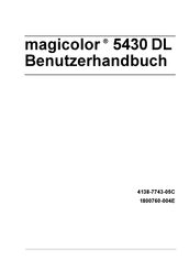 Konica Minolta Magicolor 5430 DL Benutzerhandbuch