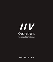 Hasselblad HV Operations Gebrauchsanleitung