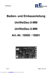 Rampino Elektronik UniWeiDec-5-MM Bedienungsanleitung
