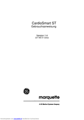 Marquette CardioSmart ST Gebrauchsanweisung