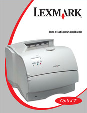 Lexmark Optra T Installationshandbuch