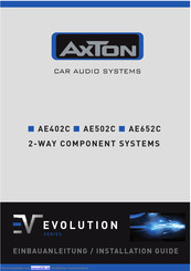AXTON Evolution AE502C Anleitung