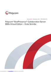 Polycom RPCS800s Handbuch