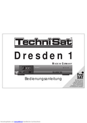 TechniSat Dresden 1 Bedienungsanleitung