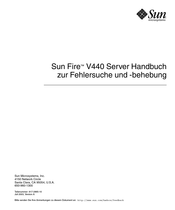 Sun Microsystems Sun Fire V440 Handbuch