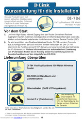 D-Link DI-784 Kurzanleitung