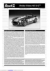 REVELL Shelby Cobra 427 S/C Handbuch