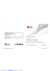 LG LG-E900 Benutzerhandbuch