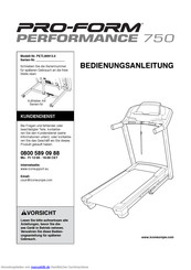 Pro-Form PETL80913.0 Bedienungsanleitung