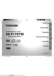 Toshiba SD-P1707SE Benutzerhandbuch