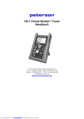 peterson VS-1 Virtual Strobe Handbuch