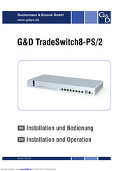G&D TradeSwitch8-PS/2 Bedienungsanleitung