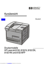 HP LaserJet8150 N Kurzanleitung