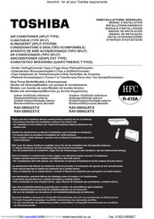 Toshiba RAV-SM562XT-E Installations-Handbuch