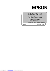 Epson RC180 Sicherheit Und Installation