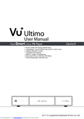 Vu+ ULTIMO Bedienungsanleitung