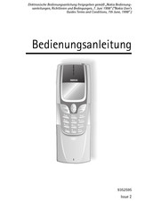Nokia 8890 Bedienungsanleitung