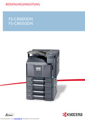 Kyocera ECOSYS FS-C8600DN Bedienungsanleitung