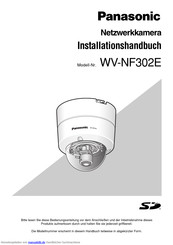Panasonic WV-NF302E Installationshandbuch