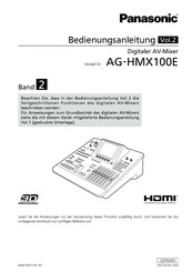 Panasonic AG-HMX100E Bedienungsanleitung